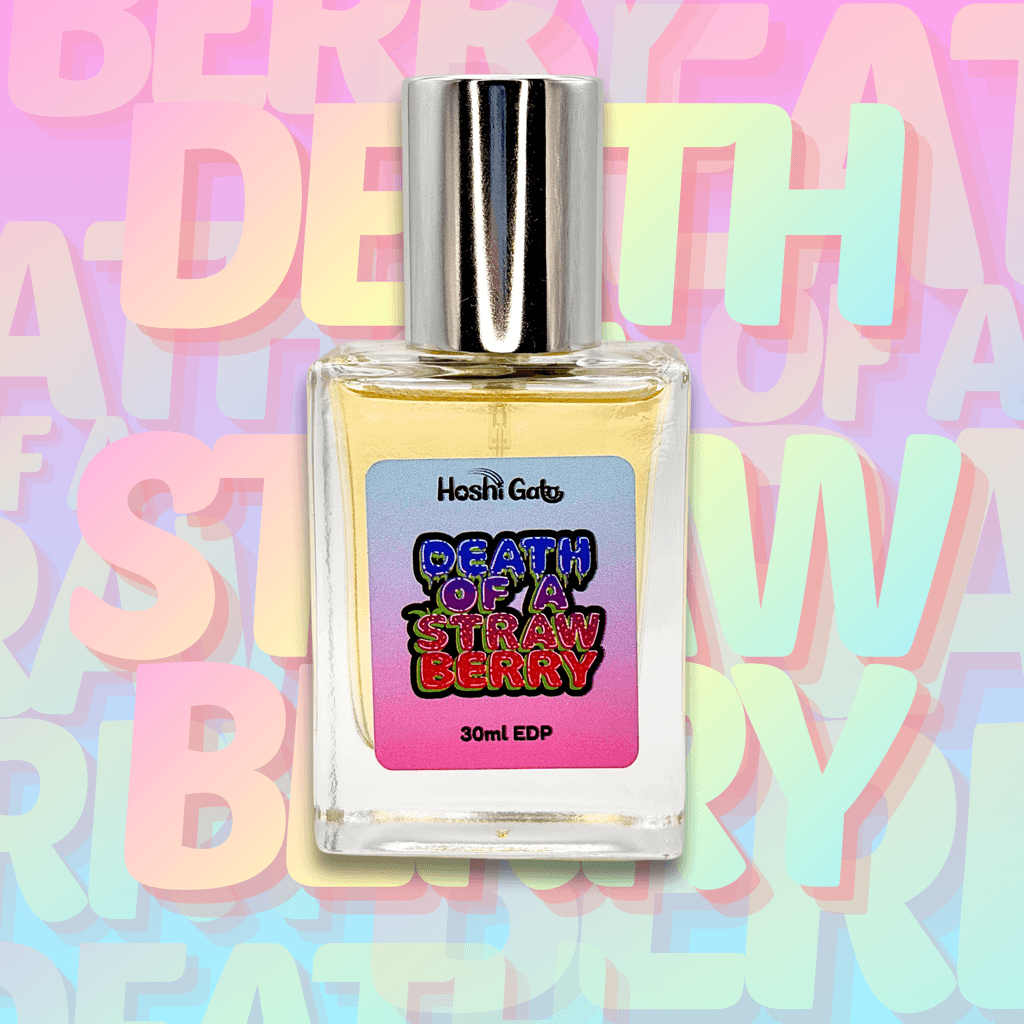 Death of a Strawberry Perfume Bottle