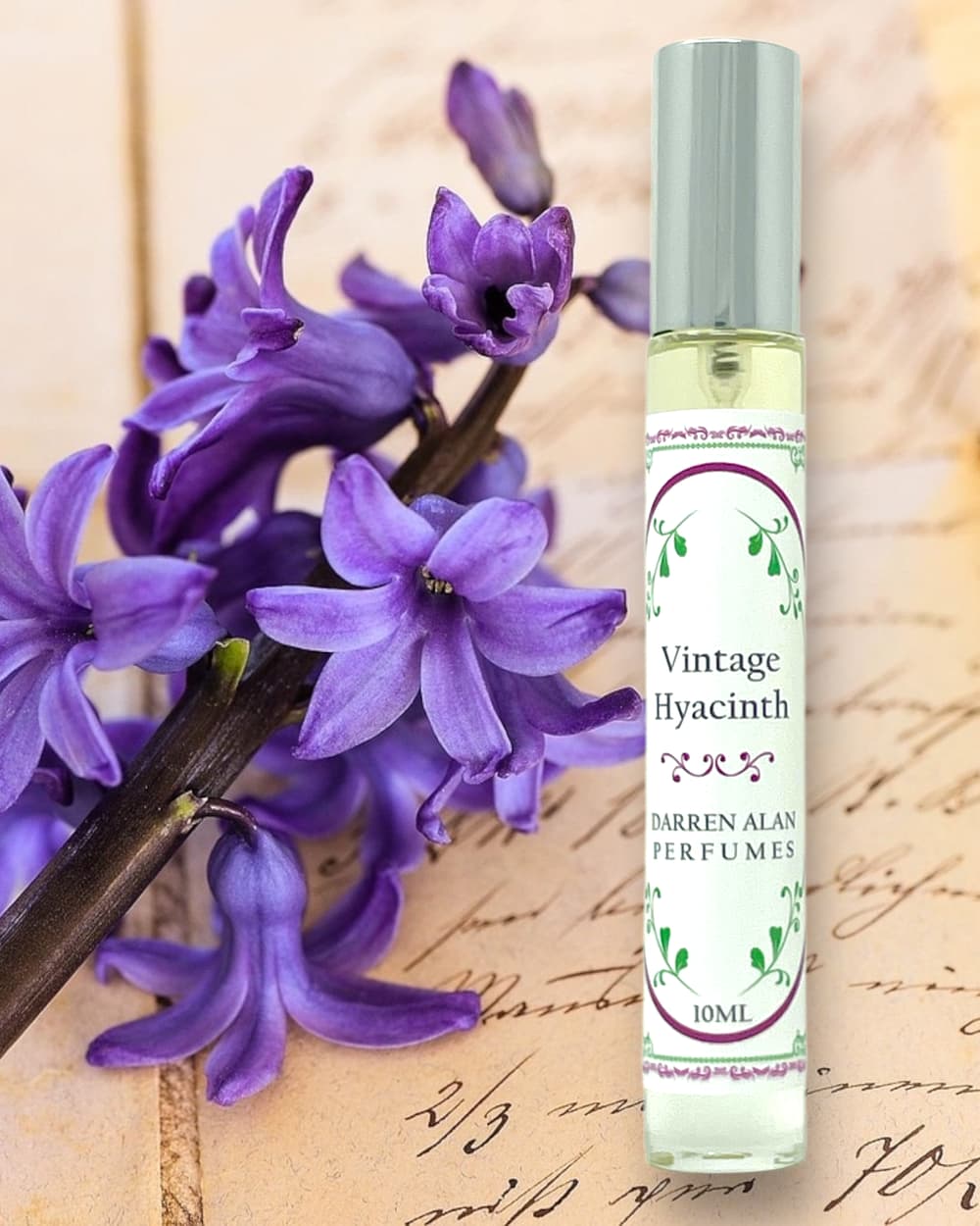 Vintage Hyacinth Perfume Bottle