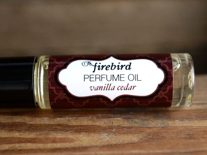Vanilla Cedar Perfume Bottle