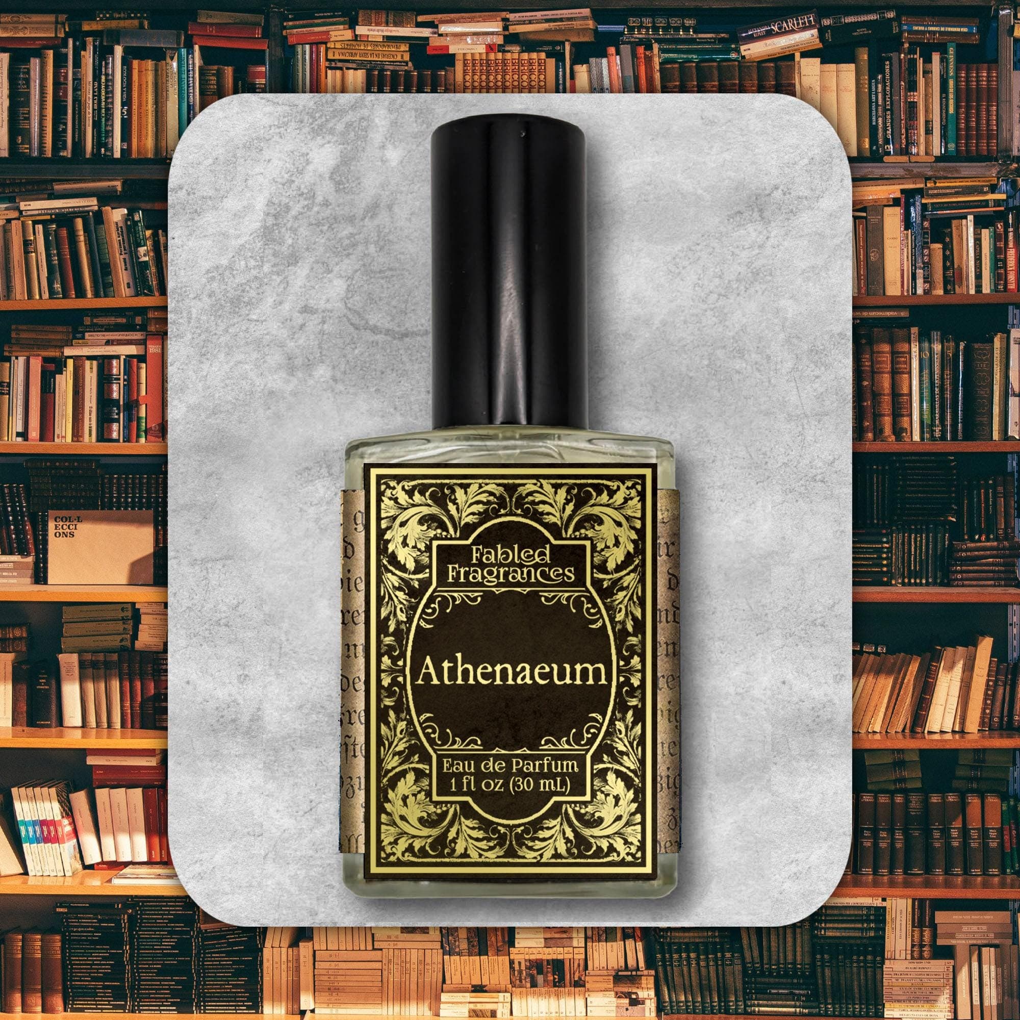 Leather & Wood Perfume Bottle