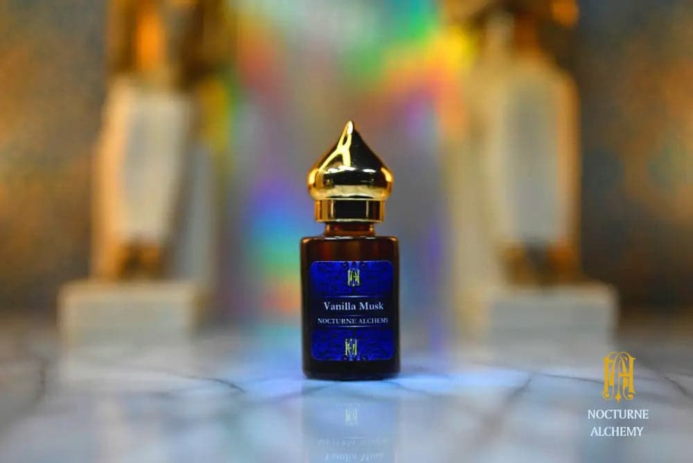 Eternal Ankh Slender Blue Perfume Bottle