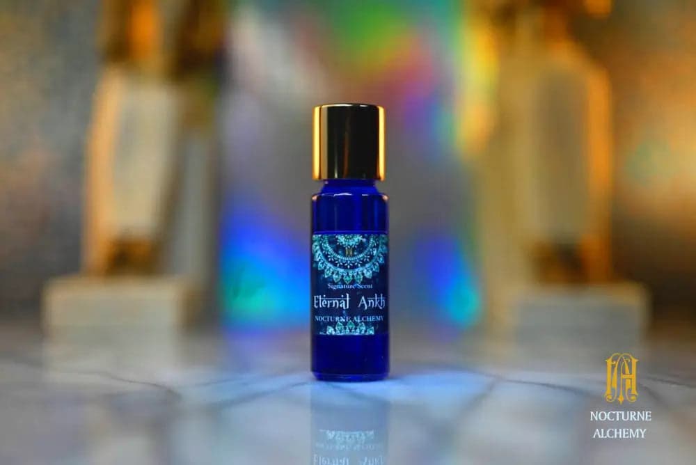 Eternal Goddess Slender Blue Perfume Bottle