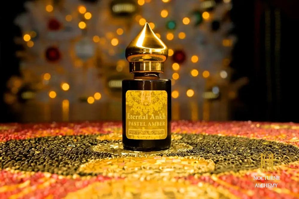 Eternal Ankh Pastel Red Perfume Bottle