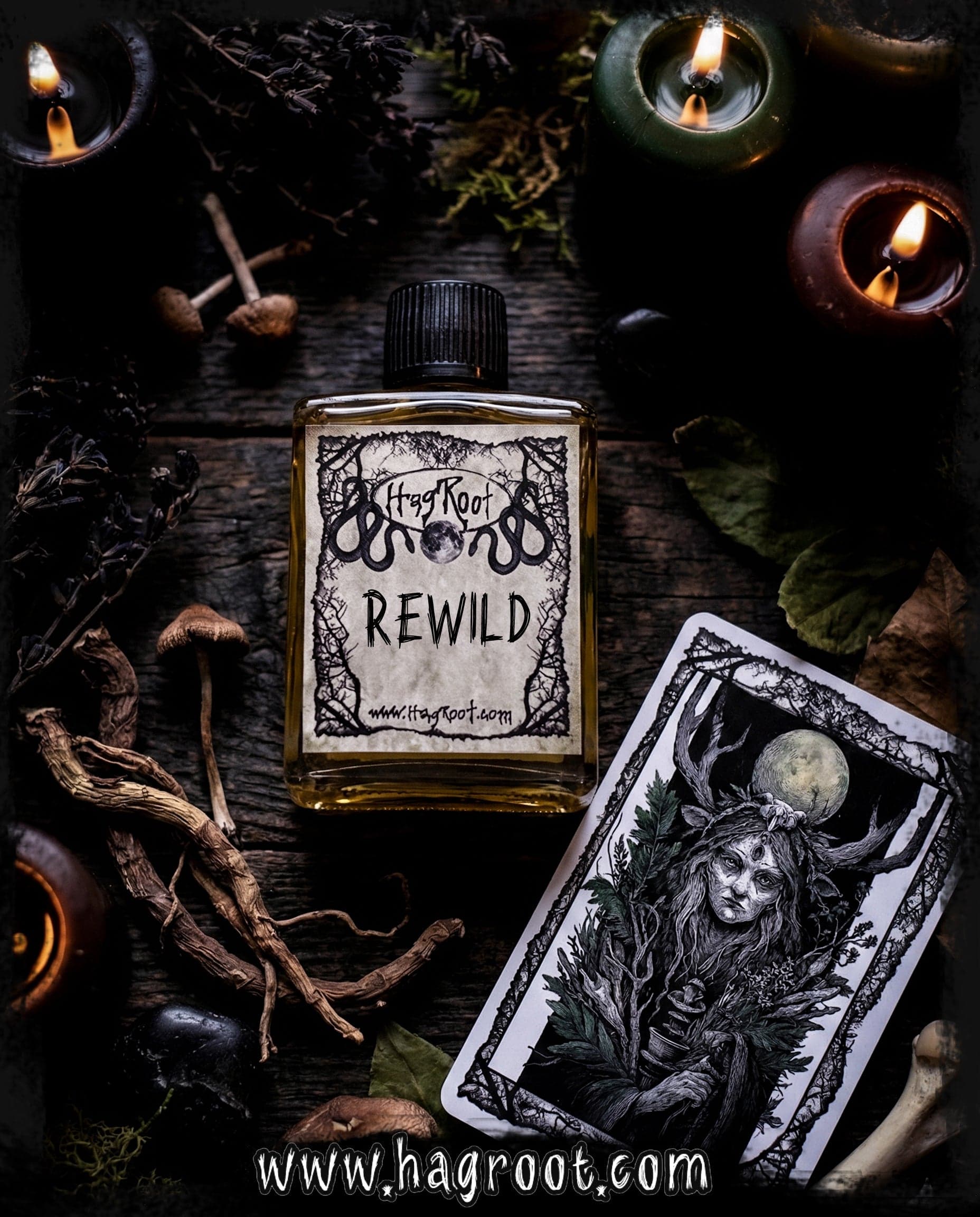 Rewild Patchouli Clover Perfume Bottle