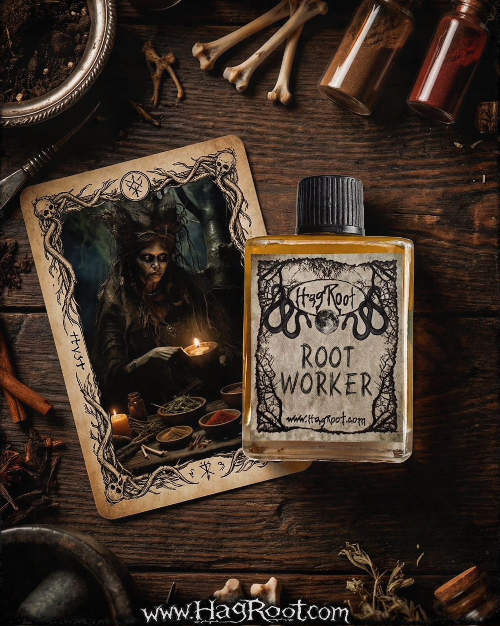 Root Worker Perfume Bottle