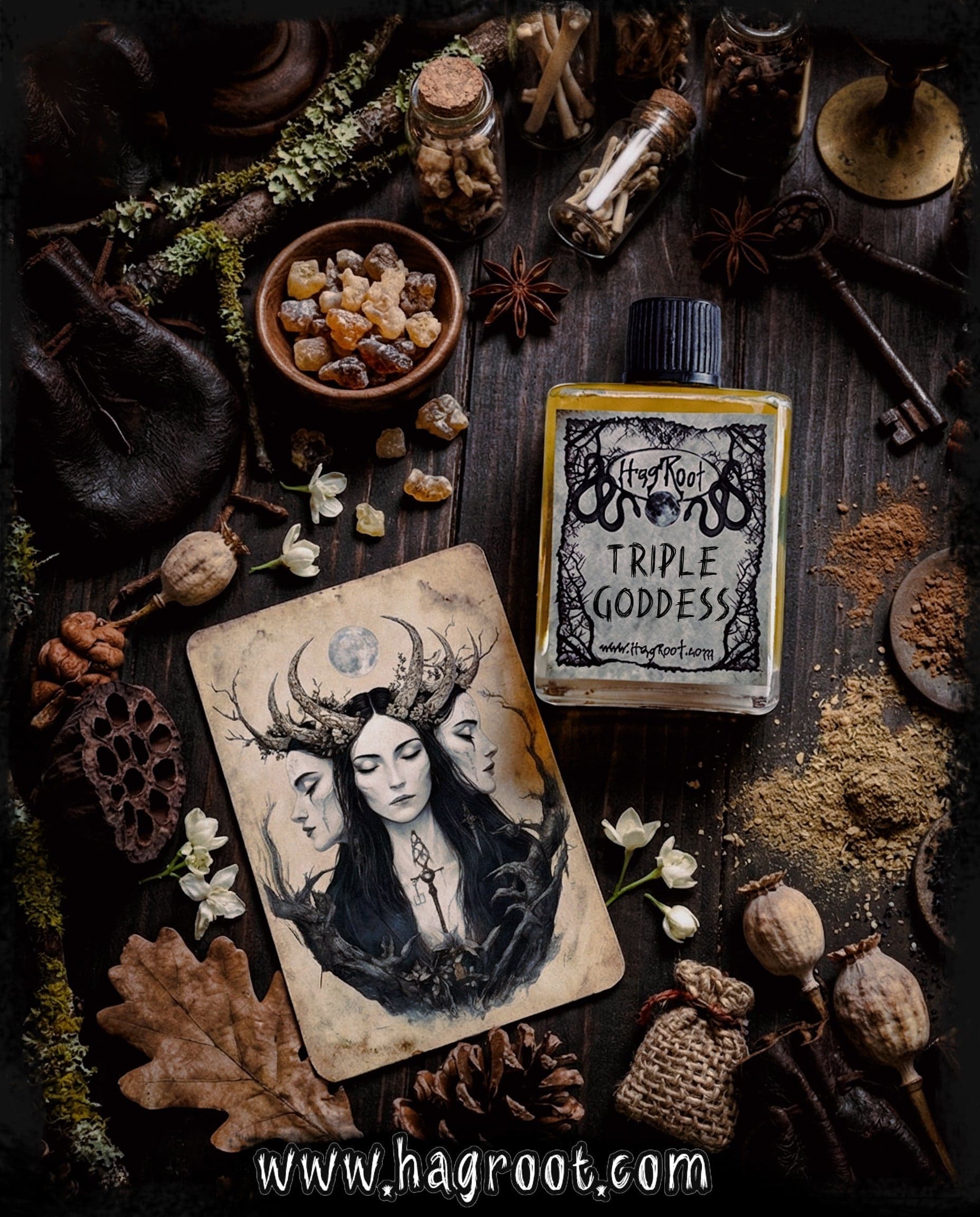 Triple Goddess Perfume Bottle