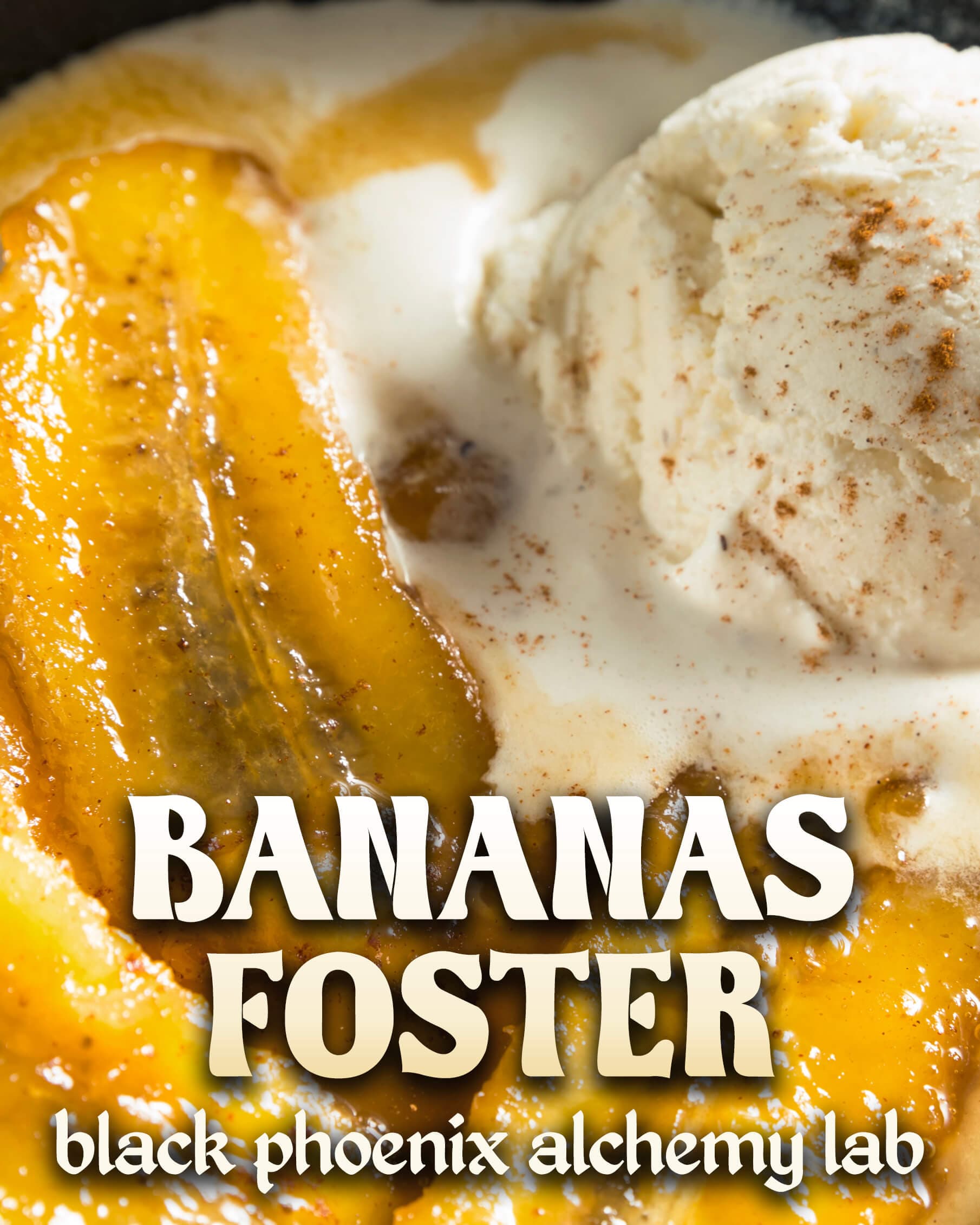 Bananas Foster Hair Gloss Perfume Bottle