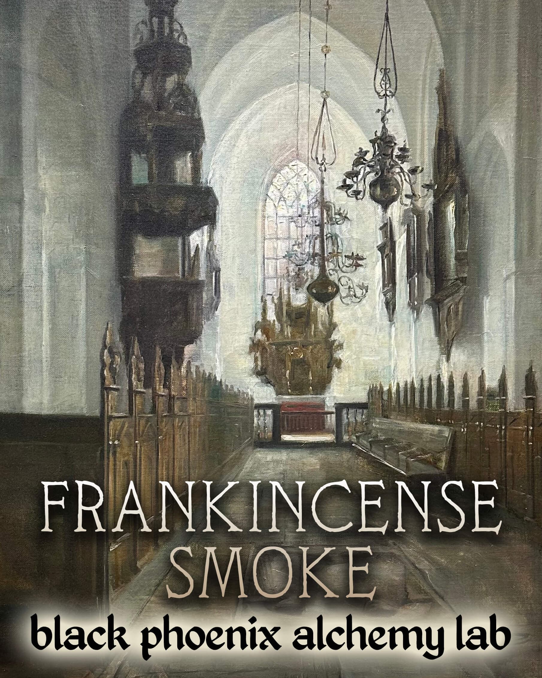 Frankincense Smoke Hair Gloss Perfume Bottle