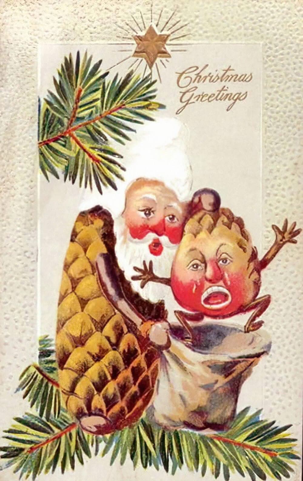 Pine Cone Sack Attack Perfume Bottle