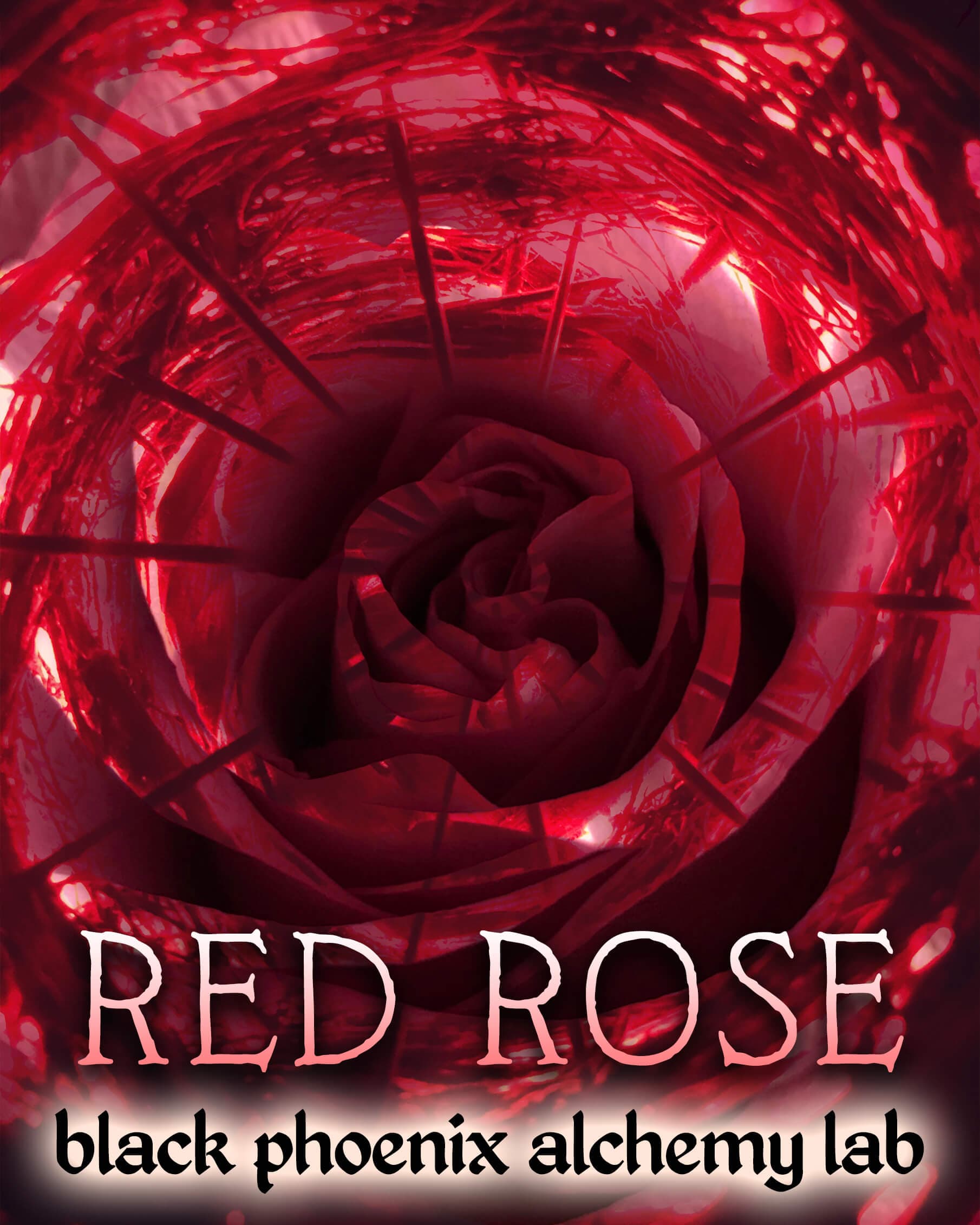 Red Rose Hair Gloss Perfume Bottle