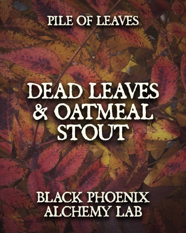 Dead Leaves and Oatmeal Stout Hair Gloss Perfume Bottle