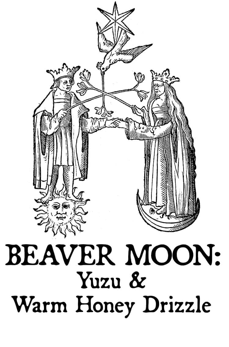 Beaver Moon: Yuzu & Warm Honey Drizzle Perfume Bottle
