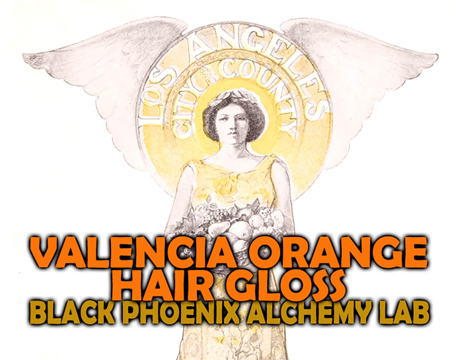Valencia Orange Hair Gloss Perfume Bottle