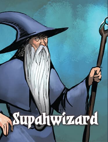 Supahwizard Beard Oil Perfume Bottle