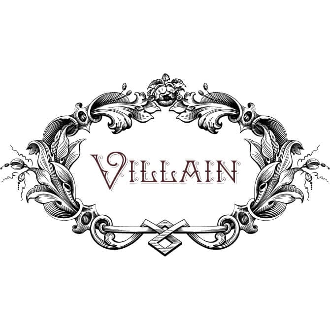 Villain Beard Oil Perfume Bottle