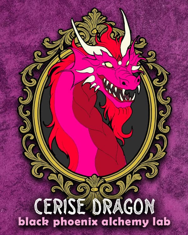 Cerise Dragon Hair Gloss Perfume Bottle