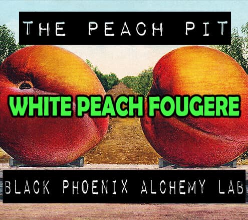 White Peach Fougere Hair Gloss Perfume Bottle