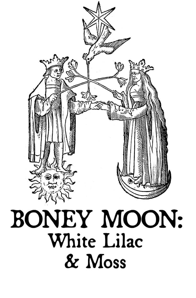 Boney Moon: White Lilac and Moss Hair Gloss by Black Phoenix Alchemy Lab