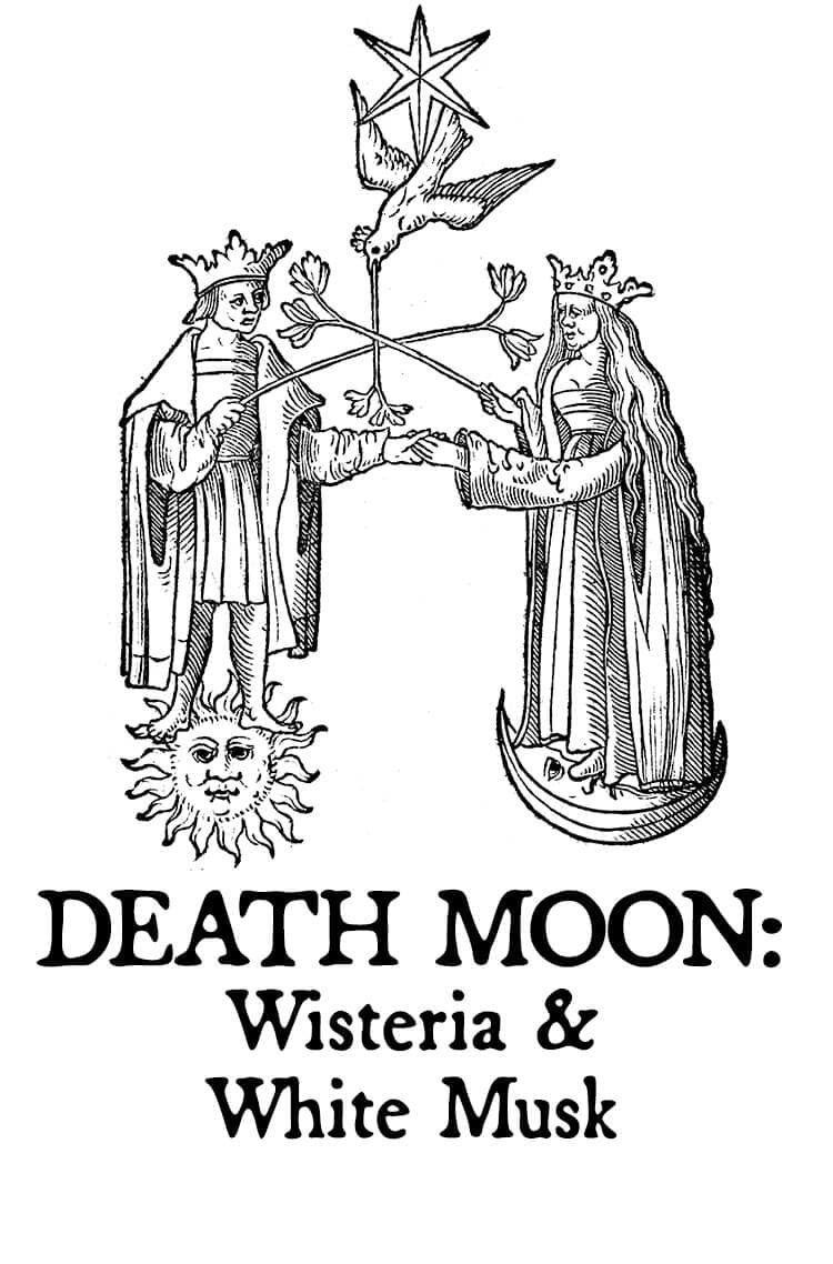 Death Moon: Wisteria and White Musk Hair Gloss by Black Phoenix Alchemy Lab