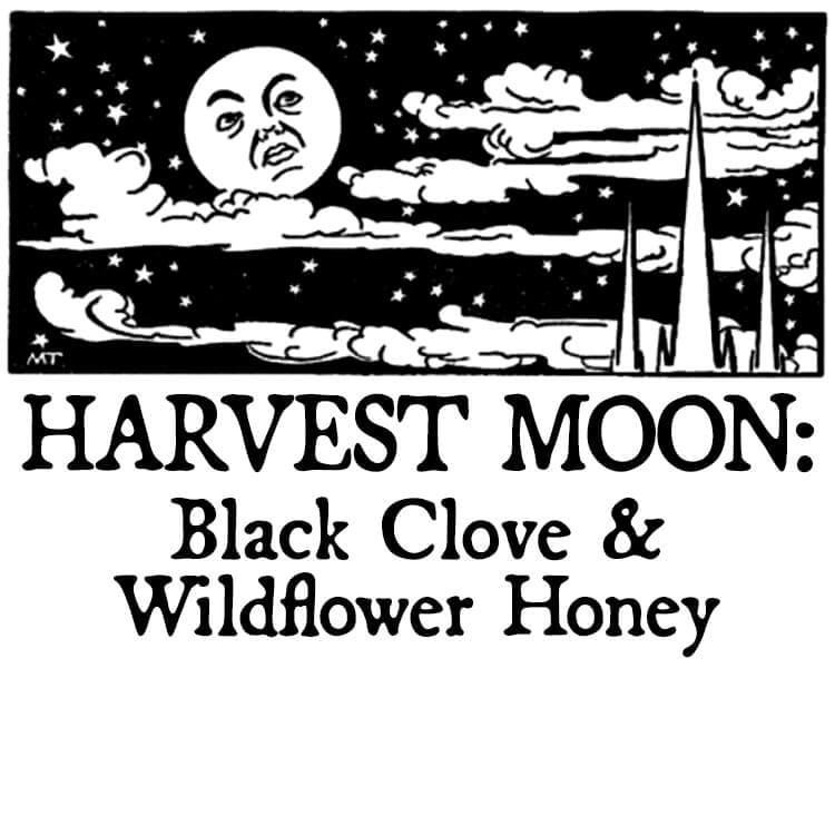 Harvest Moon: Black Clove and Wildflower Honey Hair Gloss Perfume Bottle