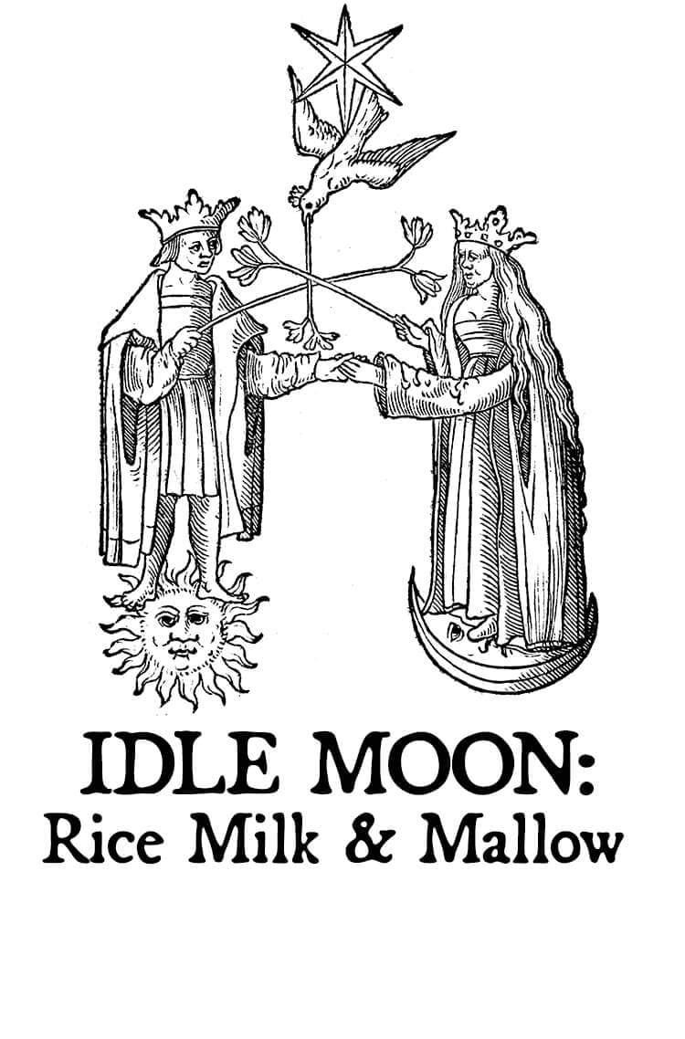 Idle Moon: Rice Milk and Mallow Hair Gloss Perfume Bottle
