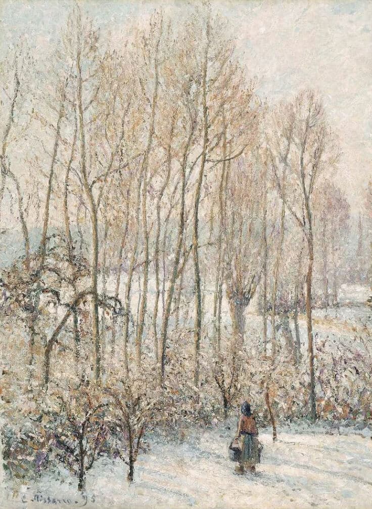 Morning Sunlight on the Snow, Ragny-sur-epte by Black Phoenix Alchemy Lab