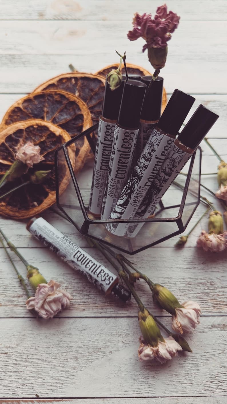 Awaken - Covenless Botanicals Perfume Bottle