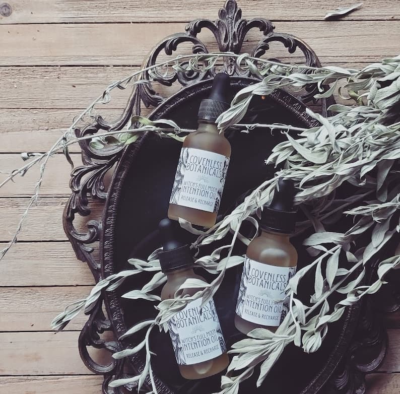 Witch's Full Moon Intention by Covenless Botanicals