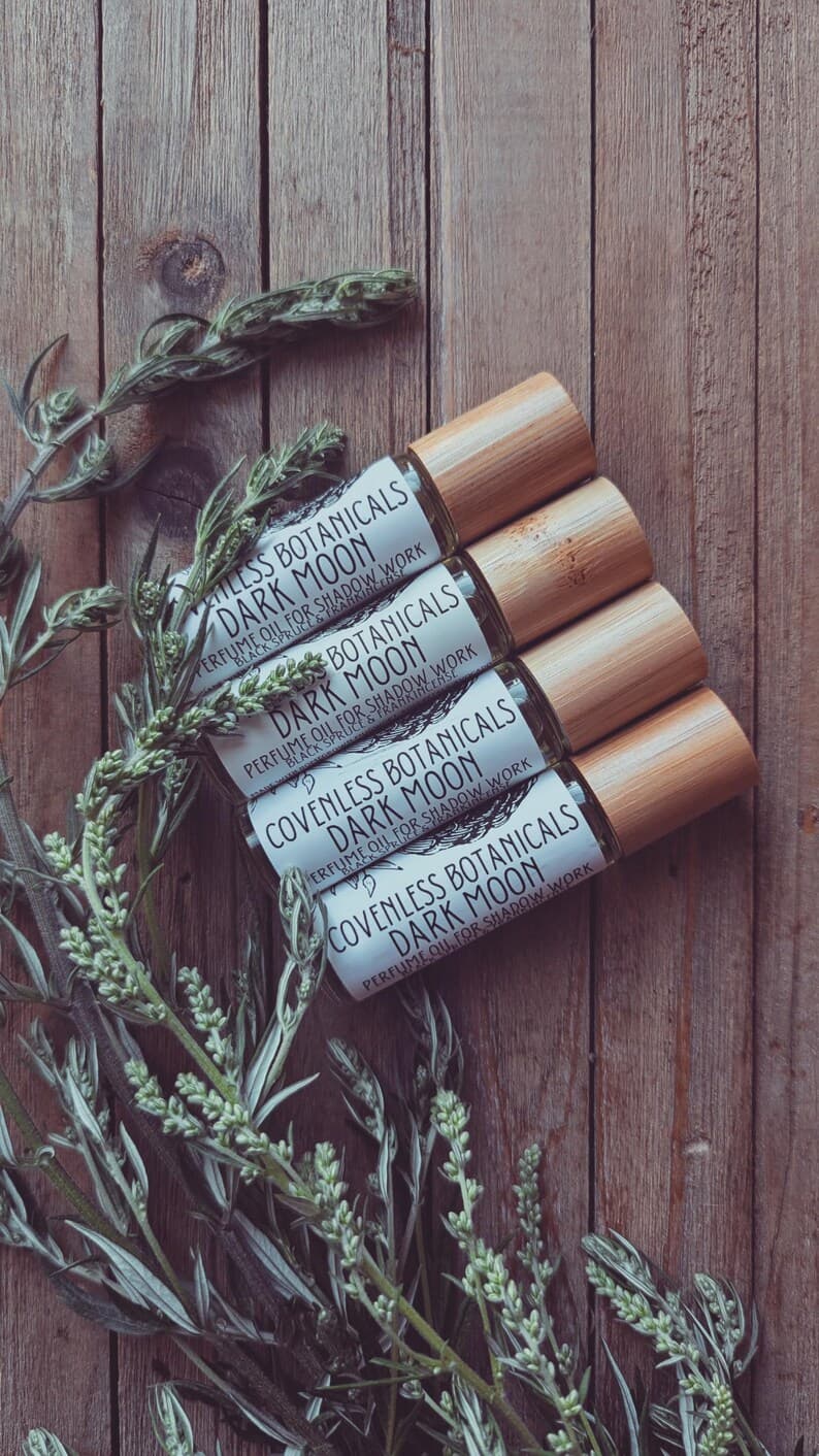 Dark Moon - Covenless Botanicals Perfume Bottle