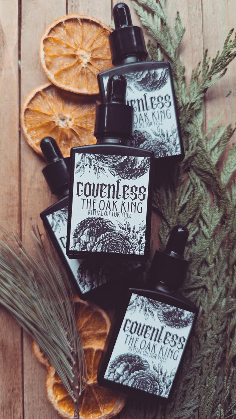 The Oak King Altar by Covenless Botanicals