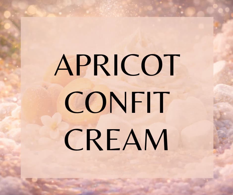 Apricot Confit Cream Perfume Bottle
