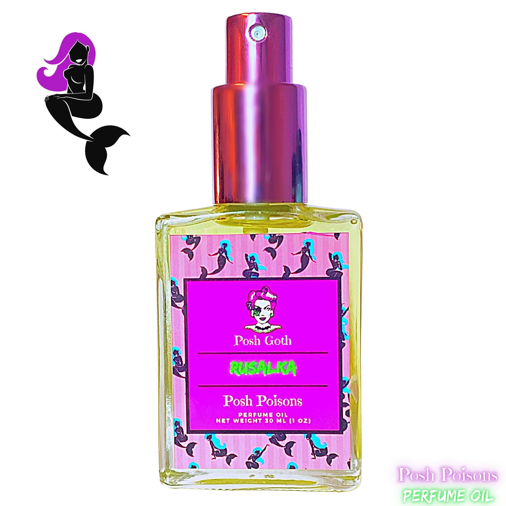 Rusalka - Posh Goth Perfume Bottle