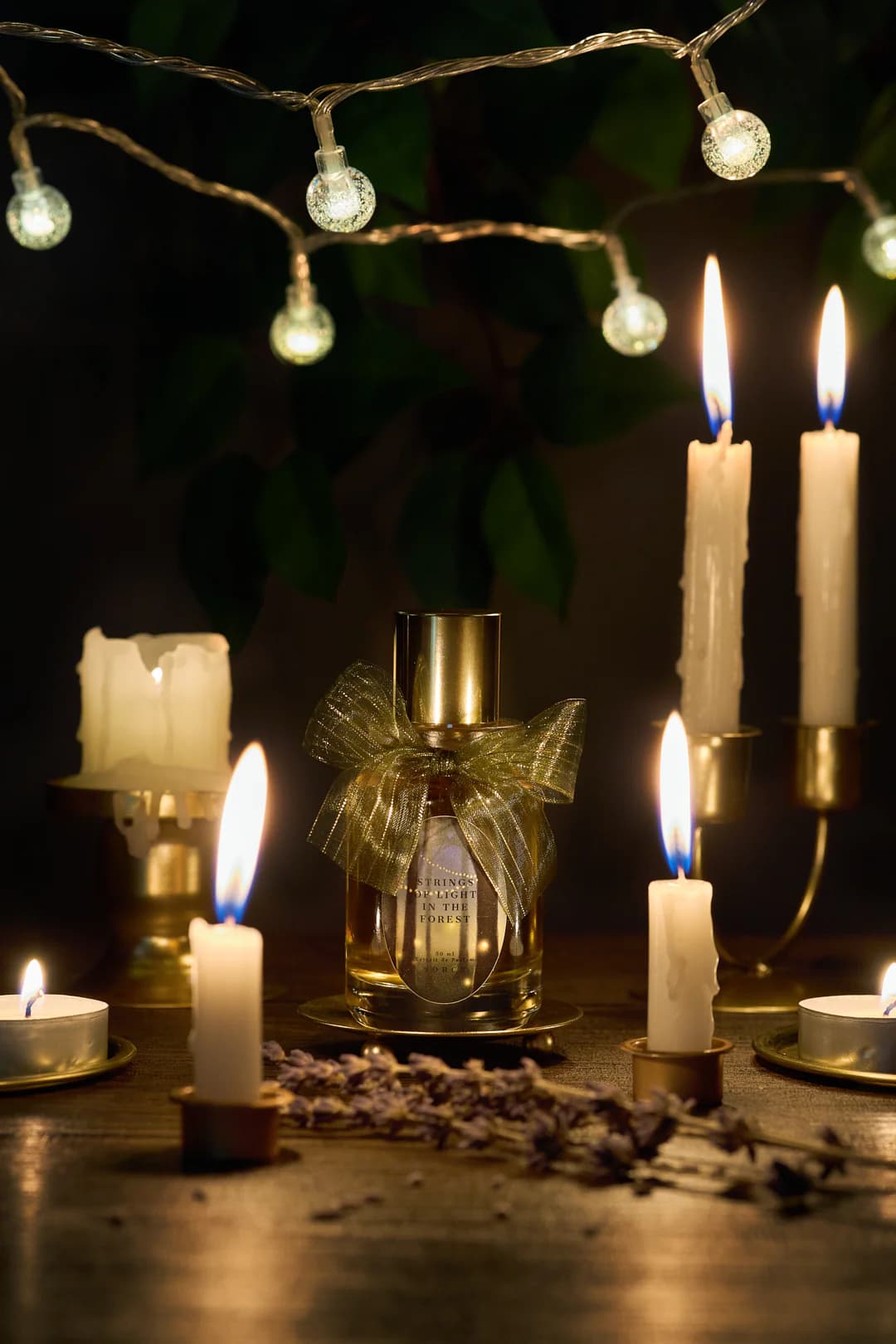 Strings Of Light In The Forest Perfume Bottle
