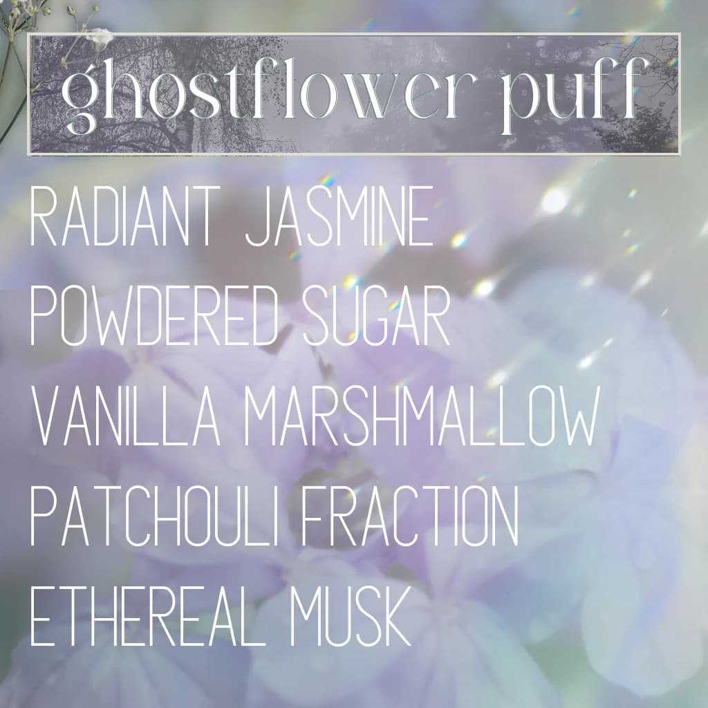 Ghostflower Puff Perfume Bottle