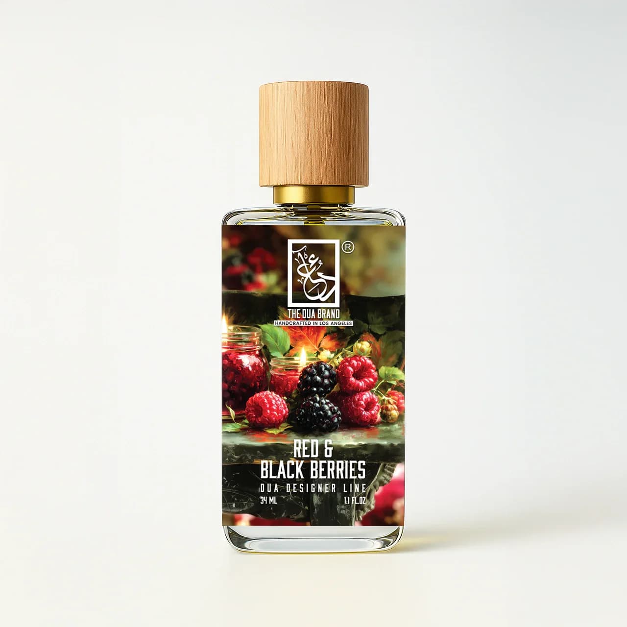 Red & Black Berries Perfume Bottle