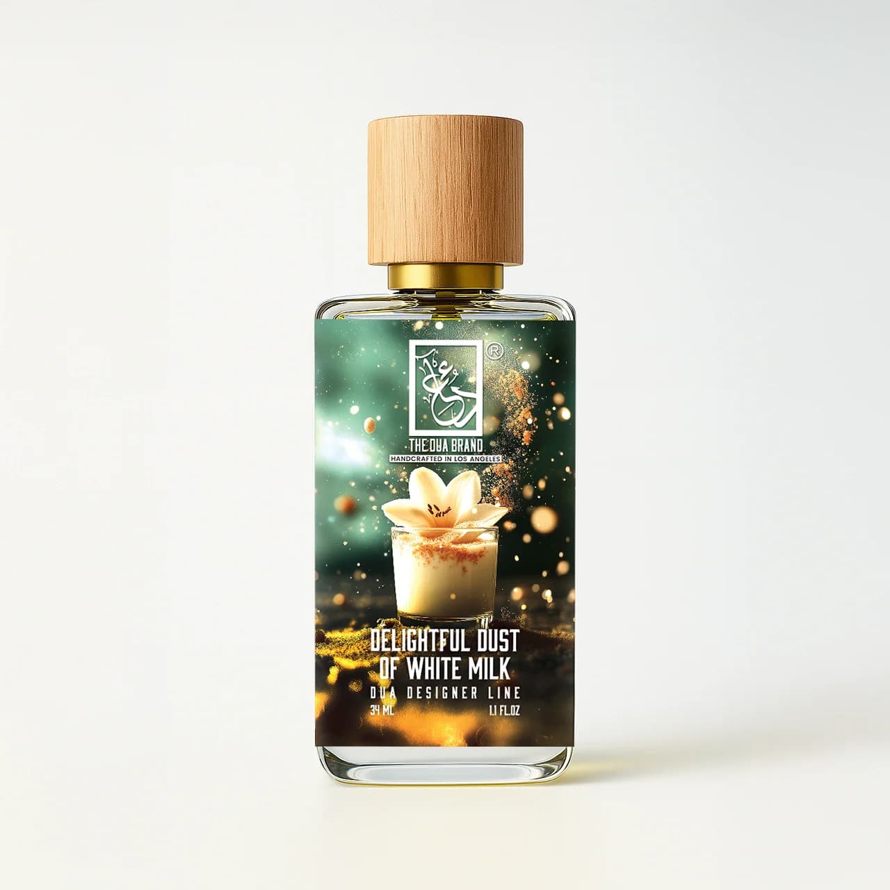 Delightful Dust Of White Milk Perfume Bottle