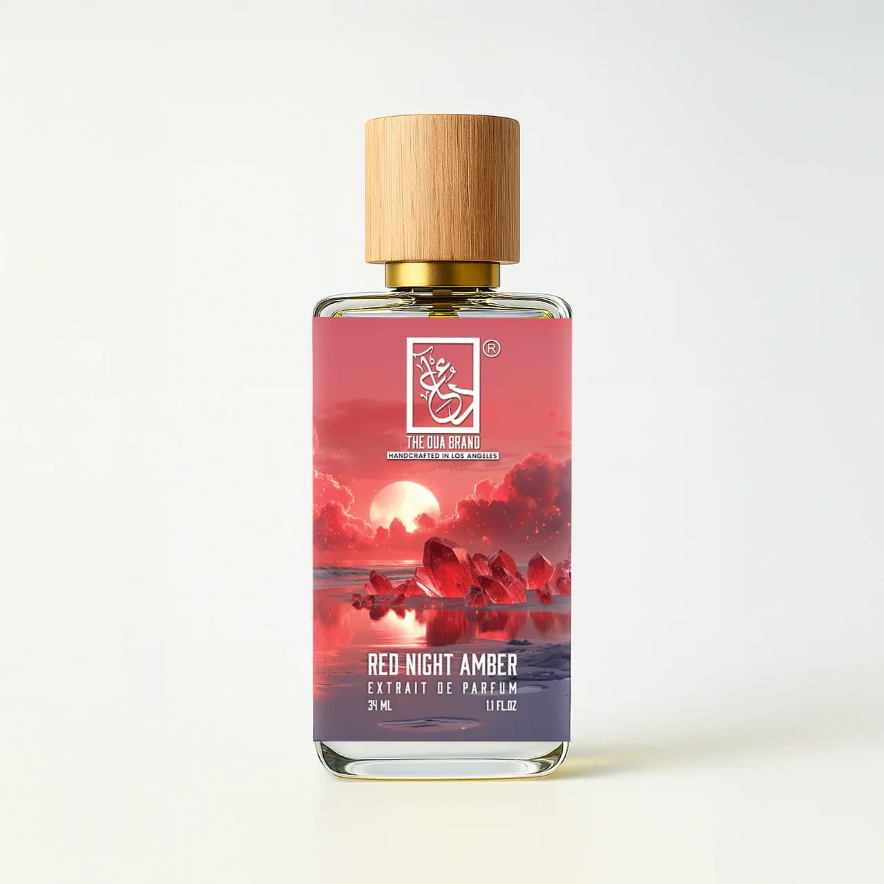 Red Night Amber Perfume Bottle