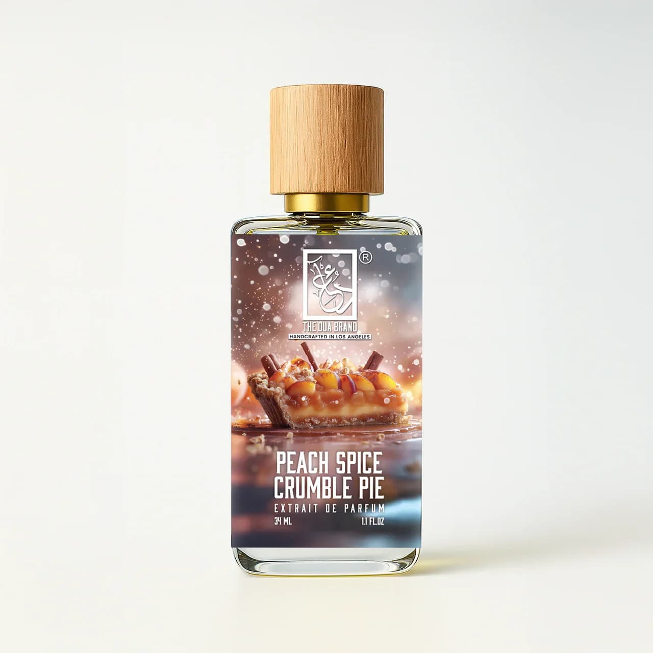 Peach Spice Crumble Pie by The Dua Brand