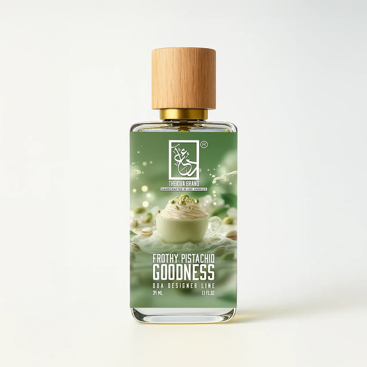 Frothy Pistachio Goodness by The Dua Brand