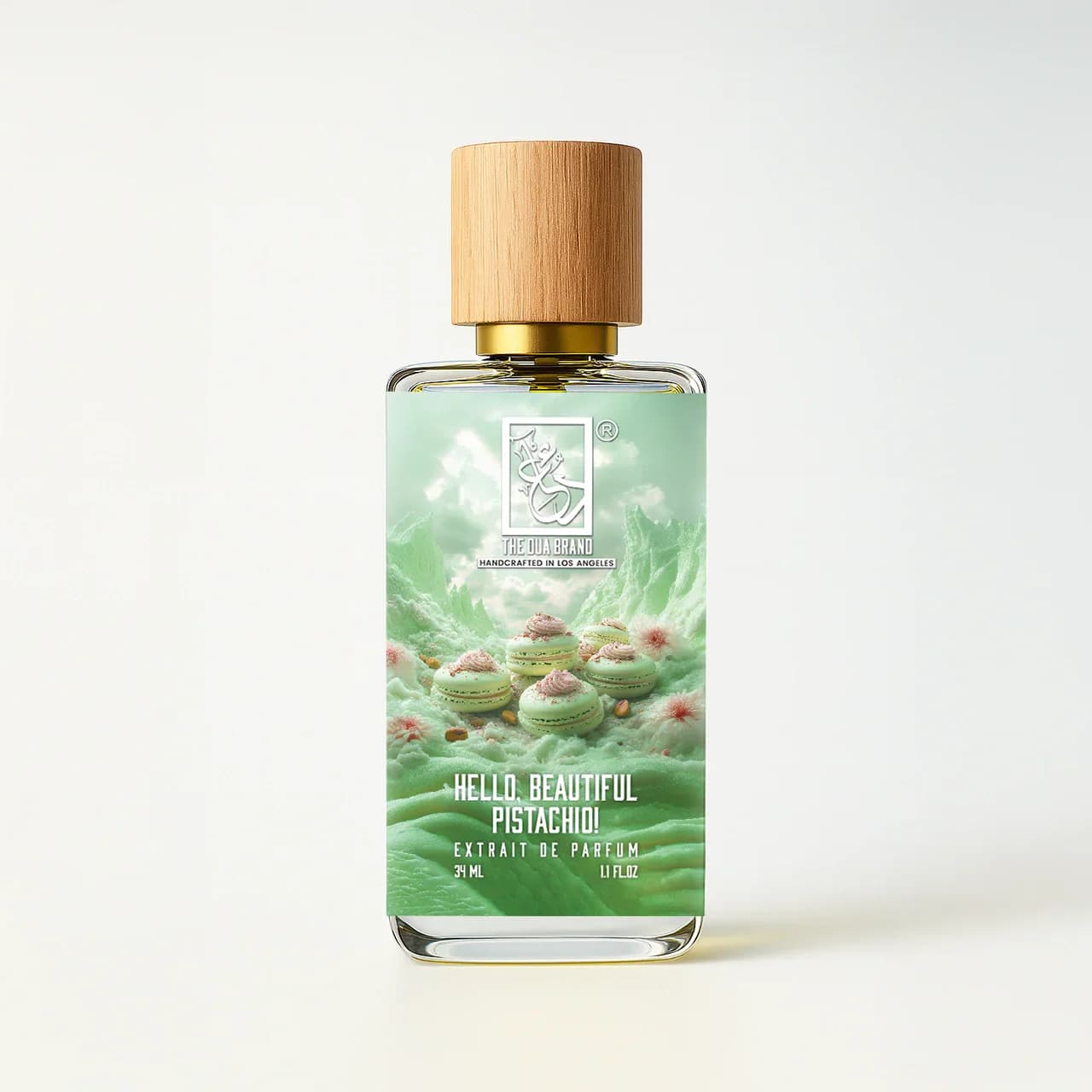 Hello, Beautiful Pistachio! Perfume Bottle