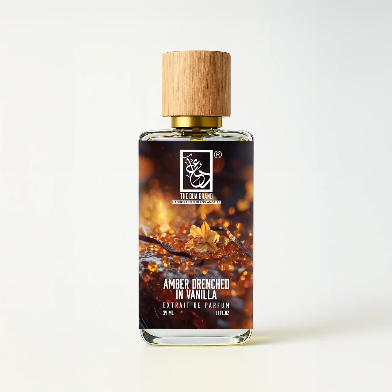 Amber Drenched In Vanilla Perfume Bottle