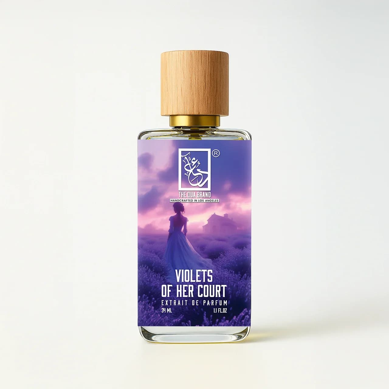 Violets Of Her Court Perfume Bottle