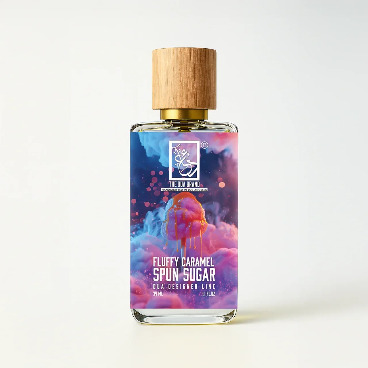 Fluffy Caramel Spun Sugar Perfume Bottle