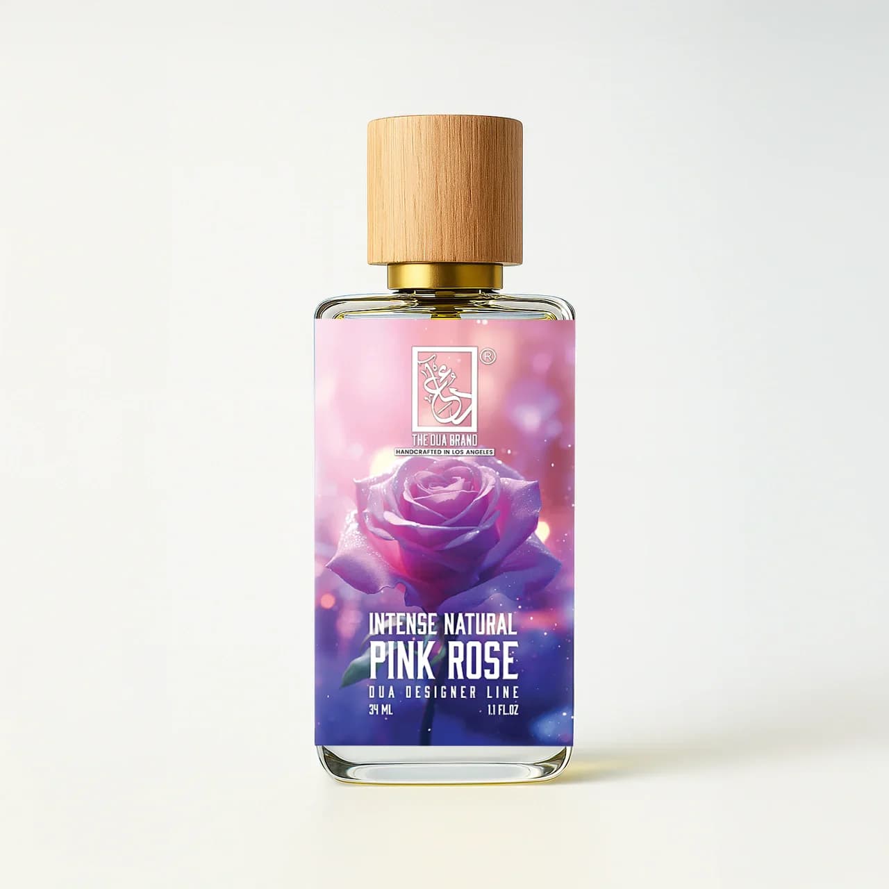 Intense Natural Pink Rose Perfume Bottle