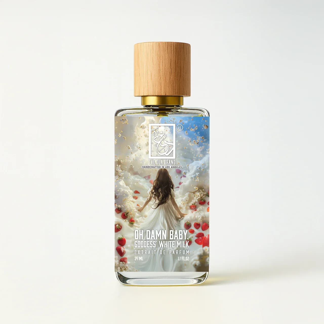 Oh Damn Baby, Goddess White Milk Perfume Bottle