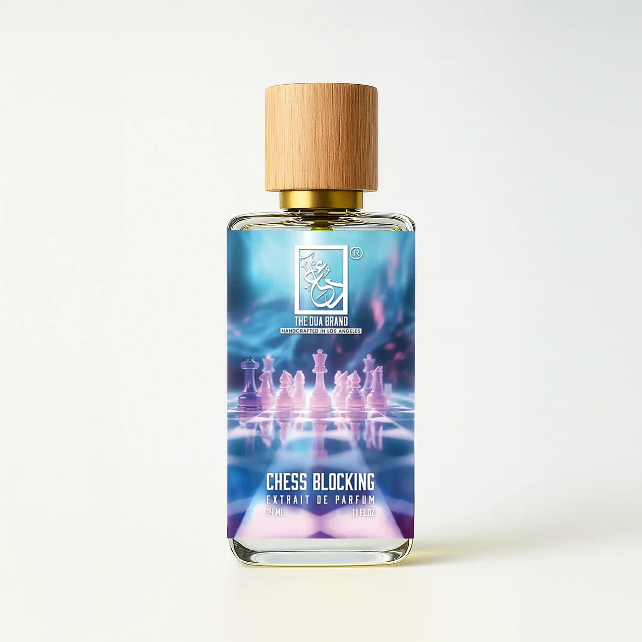 Chess Blocking Perfume Bottle