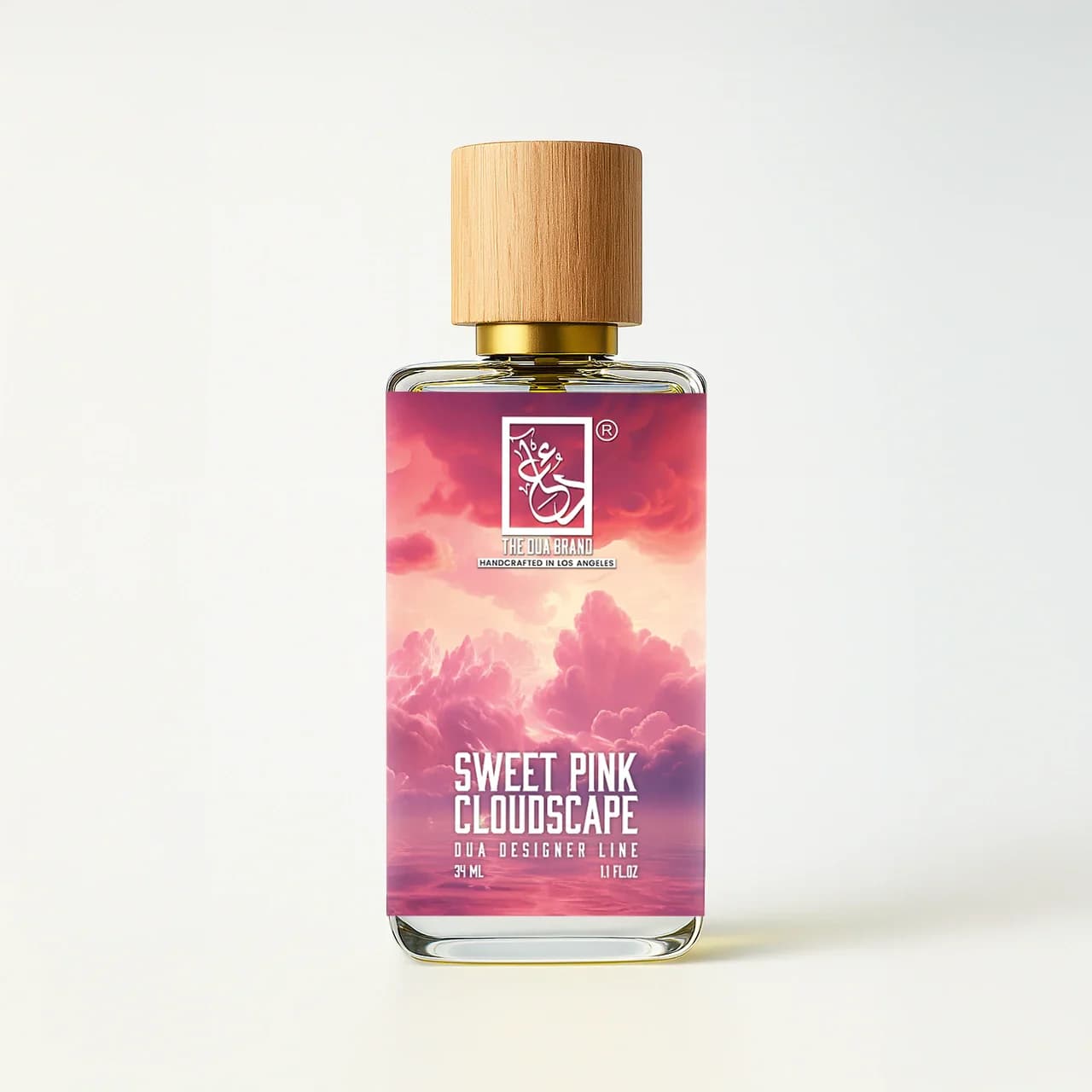 Sweet Pink Cloudscape Perfume Bottle