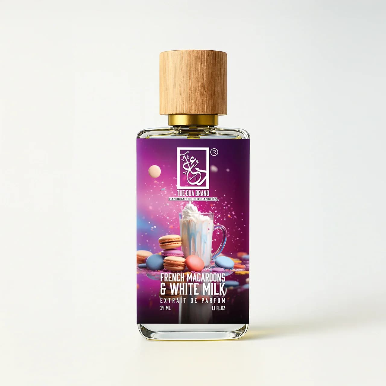 French Macaroons & White Milk Perfume Bottle