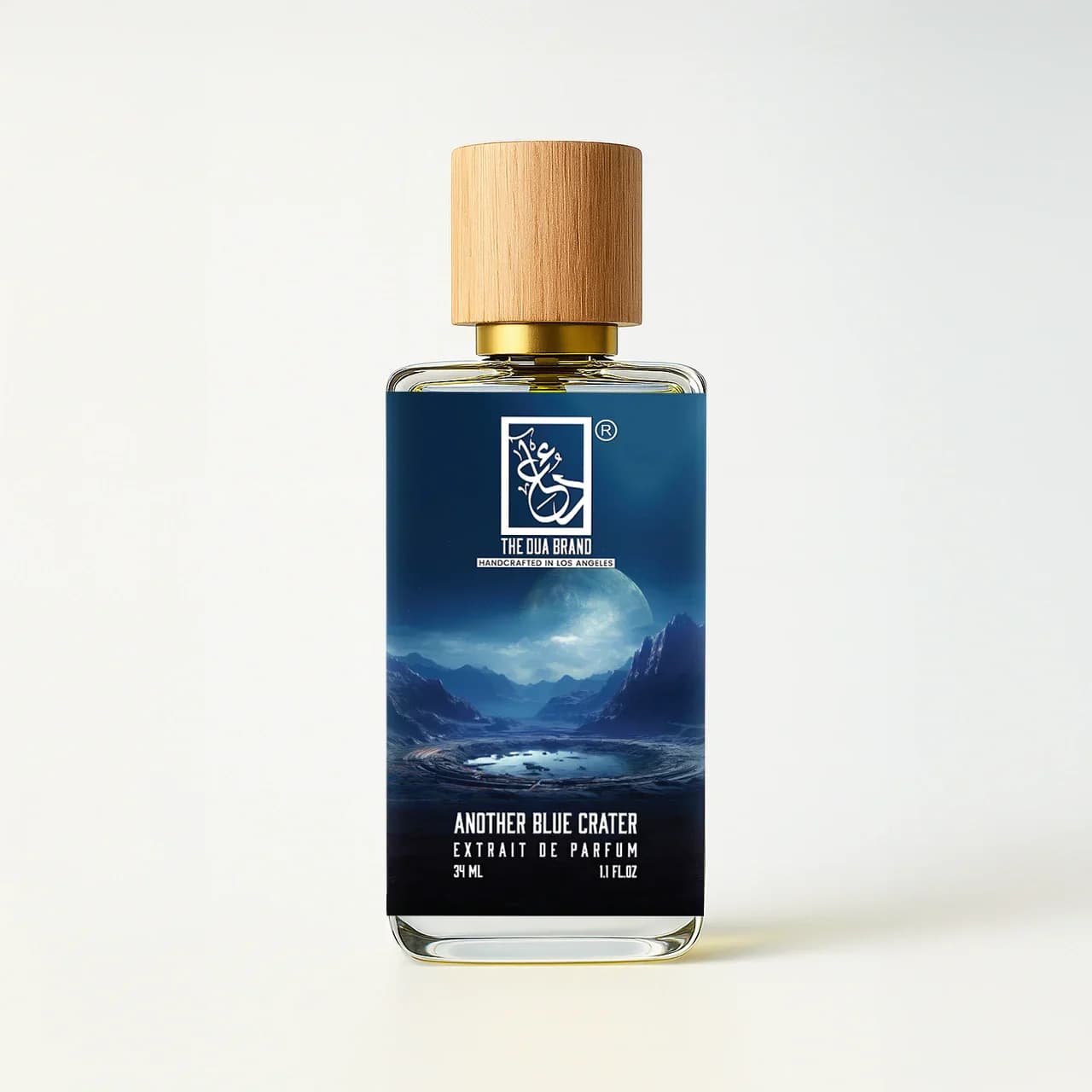 Another Blue Crater Perfume Bottle