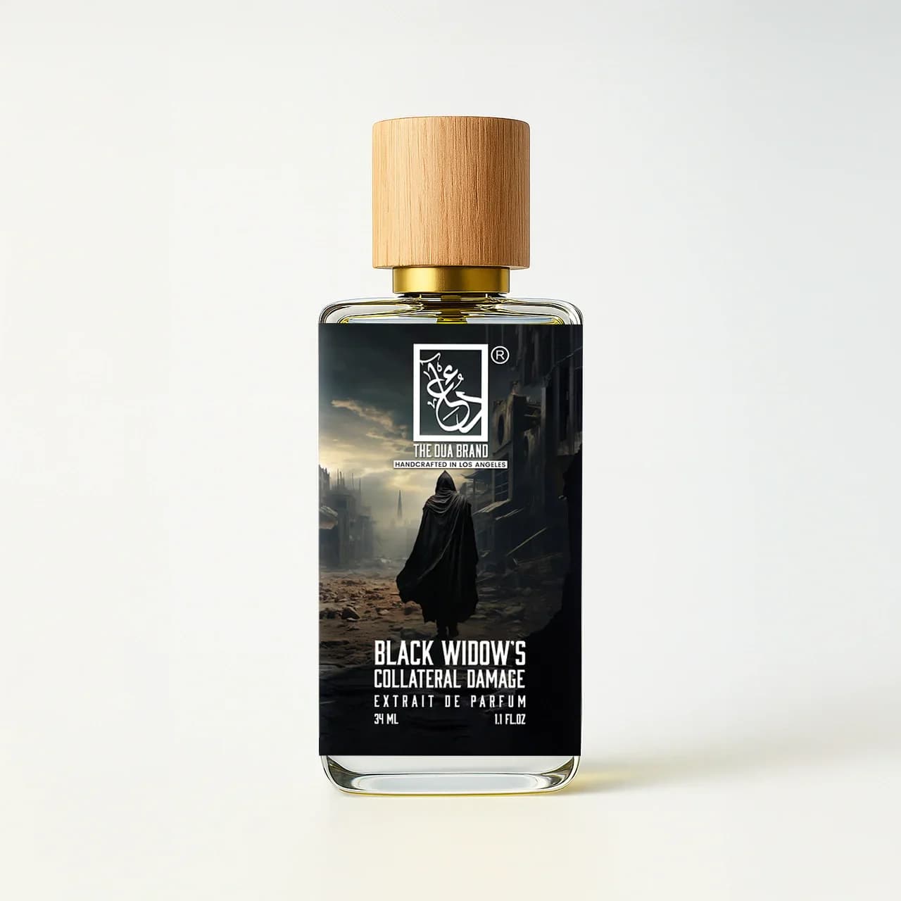 Black Widow's Collateral Damage Perfume Bottle